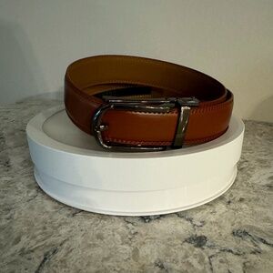 Men's Tan Leather Belt